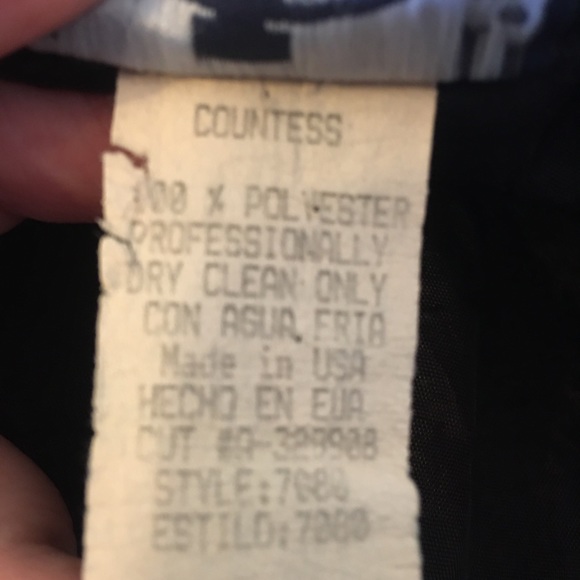 Vintage “I” Countess black textured career jacket - Picture 8 of 8